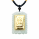 彌勒佛金鑲玉項鍊