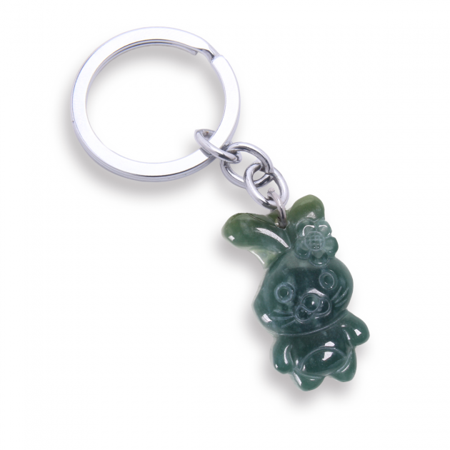 十二生肖揚眉兔氣鑰匙圈